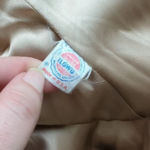 Vintage 1960s Faux Fur Beige Mink Style Cropped Coat Cut Fur Tissavel - Picture 10 of 10